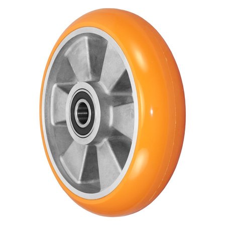 DURASTAR Wheel; 8X2 Sirius Dua Premium Polyurethane|Aluminum (Donut; Yellow); W 820DUA64M-W
